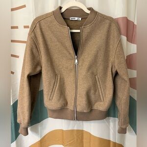 Small Devoted Brown Zip-Up Jacket​​